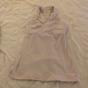 Light pink lululemon tank top